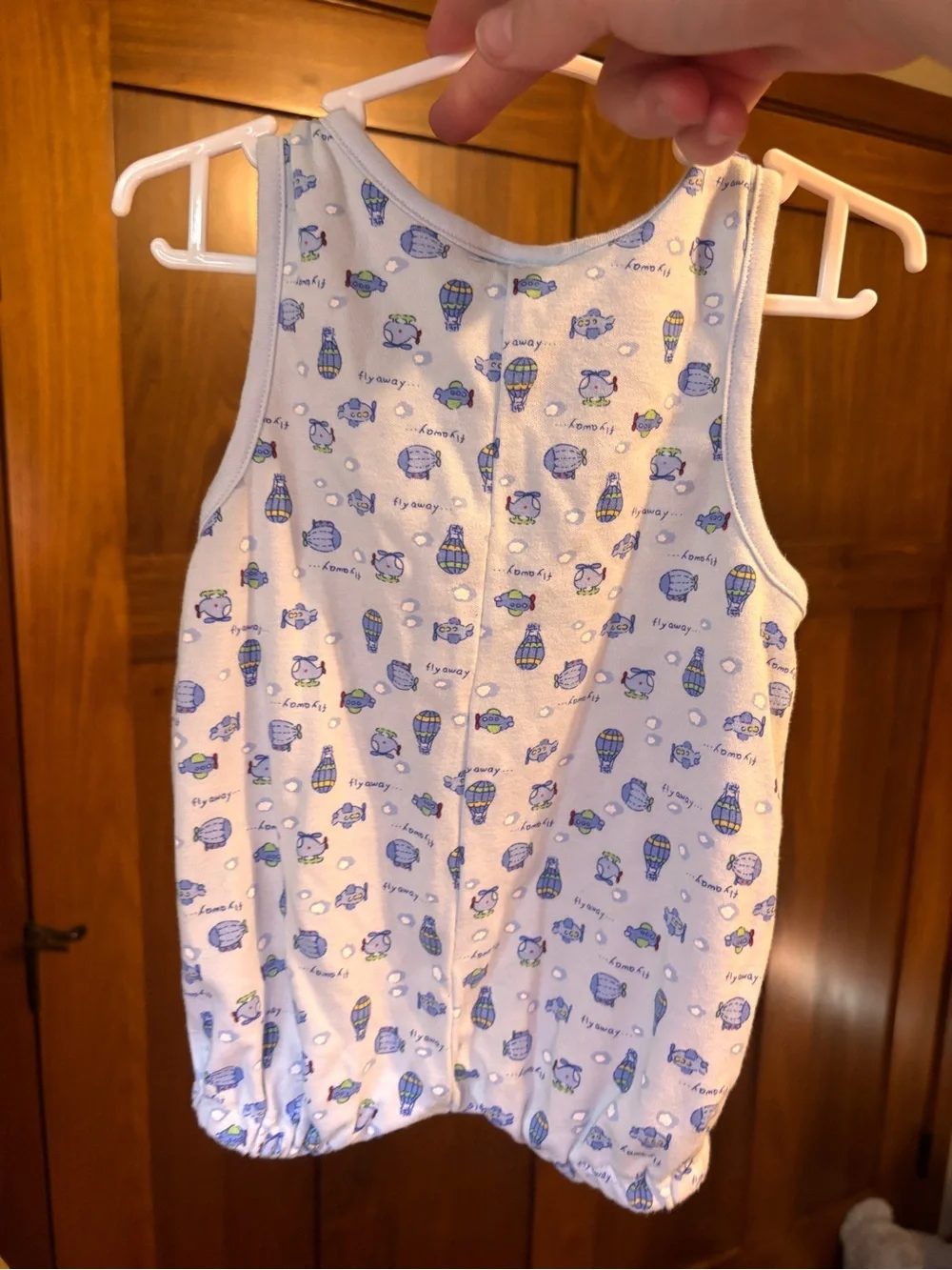 Vintage Baby Romper Airplane Helicopter Hot Air Balloon “I Love My Daddy” Bubble